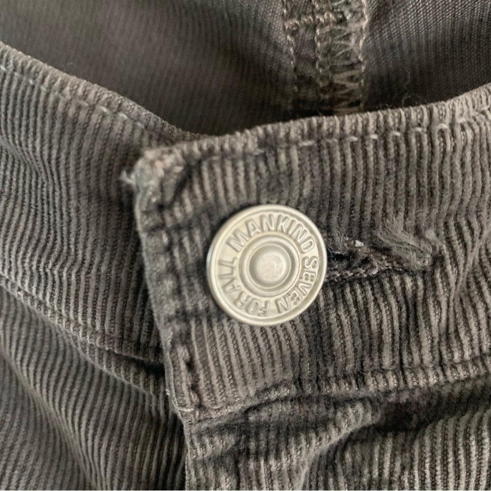 7 for all mankind gray corduroy boot cut size 31x34 - Picture 6 of 6